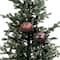 4 Pack 4.7" Purple & Red Glittered Geometric Shatterproof Onion Ornaments by Ashland®
